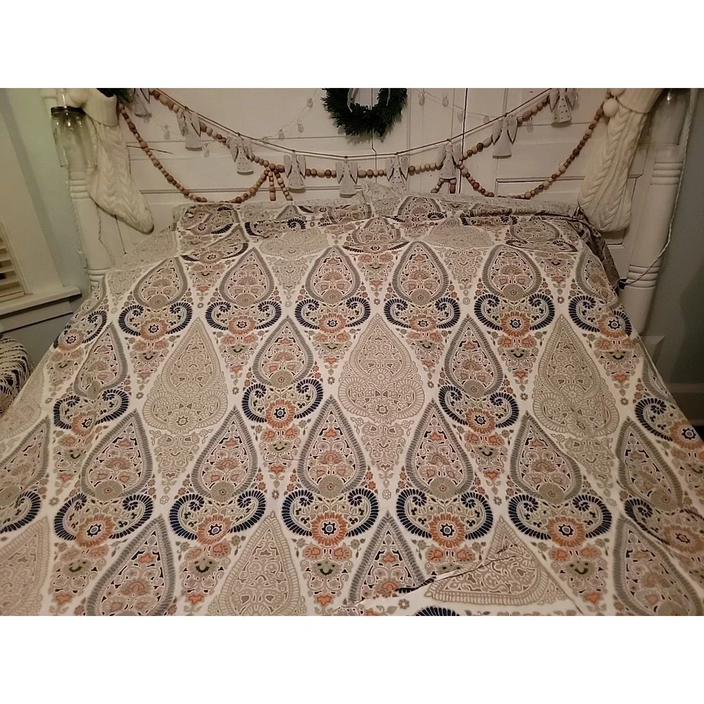 Pottery Barn King Duvet Cover & 2 Euro Shams Retired 